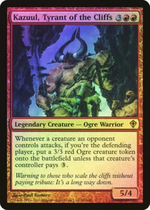 Magic The Gathering MTG KAZUUL, LÁMINA TIRANO DE LOS ACANTILADOS Worldwake Casi Como Nuevo - Imagen 1 de 1