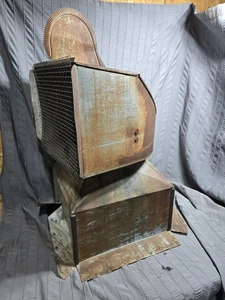 Antique Vintage Metal Cupola Roof Top Tin 360 Rotating Vent Barn Old Shed Farm - Picture 1 of 11