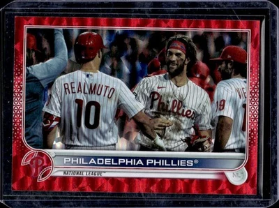 2022 Topps Philadelphia Phillies Red Foilboard Checklist RC #45/199 Orioles - Image 1 of 2