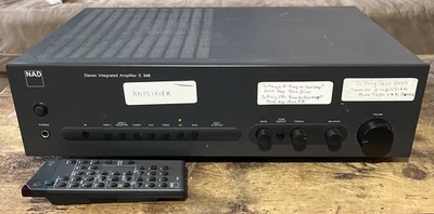 NAD Electronics C 340 立体声集成放大器 带遥控器 — 第 1/4 张图片