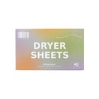 DedCool, Dryer Sheets, Xtra Milk, Fabric Softener, 40ct 40 Count (Pack of 1)