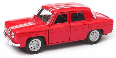 Welly 1960s Renault R8 Red 1:34 1:39 Scales 4.5 Inch Diecast Car in Box - Image 1 of 4