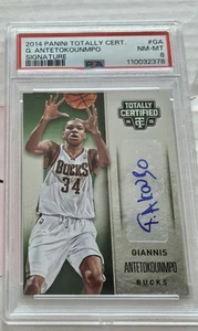 2014 Panini Totally Certifed Giannis Antetokounmpo 43/49 PSA Authentic Auto 999 $ - Bild 1 von 1