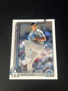 2025 Topps Serie 2 #652 Bobby Miller Los Angeles Dodgers - Imagen 1 de 2