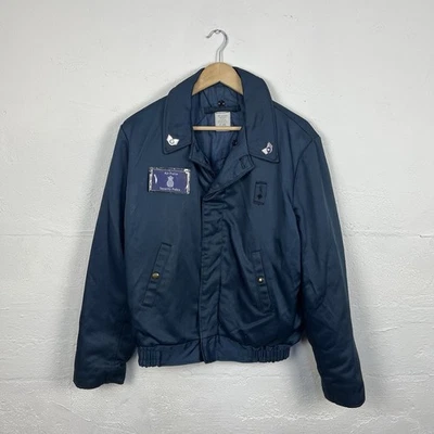 Alpha Industries Flight Jacket Vintage Air Force Navy Blue Army Men’s 42 - Image 1 of 4