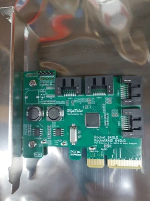 HighPoint Technologies RocketRAID 640LD Internal PCI-Express 4-Port SATA RAID Foto 1 de 3