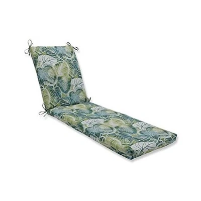  Chaise trasero liso Tropic floral interior/exterior 80" x 23" verde/marfil Key Cove Foto 1 de 4