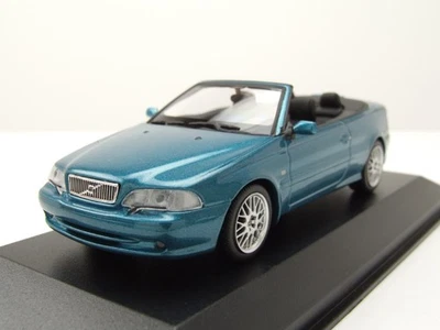 Volvo C 70 Cabrio 1998 Blu Metallizzato Modellino 1:43 Maxichamps - Immagine 1 di 4
