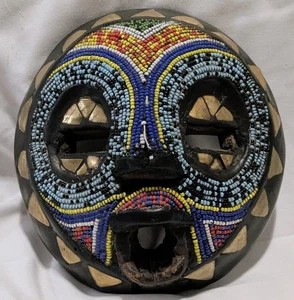 AFRICAN BALUBA MASK From The Democratic Republic Of Congo - Picture 1 of 3