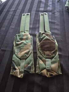 SAFARILAND SPEAR ELCS WOODLAND 30 ROUND SINGLE MAG POUCH-2pcs - Picture 1 of 5