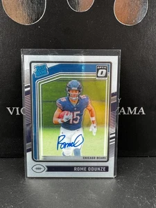 2024 Panini Donruss Optic Rated Rookie Rome Odunze Auto RC Chicago Bears #286 - Picture 1 of 2
