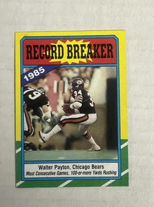 1986 Topps 7 Walter Payton   Chicago Bears  RB Football Card - Picture 1 of 2