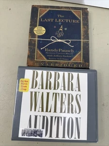 The Last Lecture by Randy Pausch & Barbara Walter’s Audition non-fictional - Picture 1 of 3