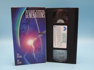 Star Trek Generations VHS William Shatner Sci-Fi Adventure - Picture 1 of 5