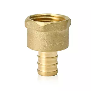 Adaptador hembra EFIELD 1/2"Pex × 1/2" accesorios de crimpado de latón plomo envío gratuito - Imagen 1 de 7