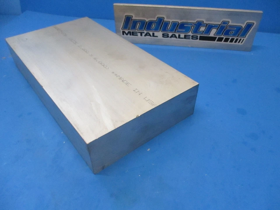 2" x 6" x 24"-Long 6061 T6511 Aluminum Flat Bar-- 2" x 6" 6061 Flat Bar  - Изображение 1 из 1