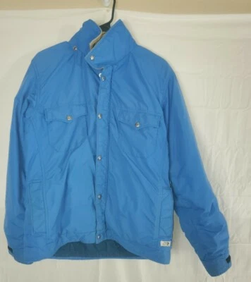 Chaqueta Abrigo Cuello Pana Vintage The North Face Gore-Tex Para Hombre Grande Azul Cremallera Foto 1 de 4