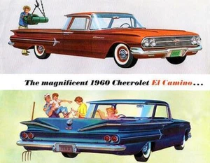 1960 Chevrolet El Camino - Werbemagnet - Bild 1 von 2