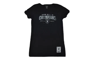 Reebok NFL Womens Oakland Raiders Super Bowl XI Champions Shirt NWT S, M - Picture 1 of 6