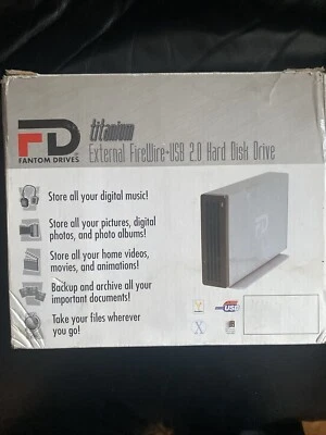Fantom Drives External FireWire + USB 2.0 Hard Disk Drive - Image 1 of 2