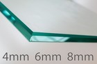 ESG Glasplatte  Glasscheibe  Sicherheitsglas  Zuschnitt auf Wunschma�  ab 37,50€