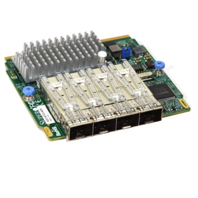 NUEVA tarjeta de red adicional Supermicro AOC-MTG-i4SM 4 puertos 10 Gigabit SFP+ XL710 Foto 1 de 3