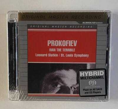 Prokofiev: Ivan the Terrible - Slatkin - MoFi MFSL SACD SEALED NEW - Image 1 of 2