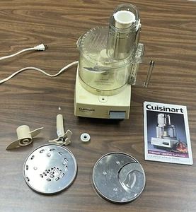 Cuisinart Vintage Classic Food Processor DLC-10C Tested Works - Picture 1 of 11
