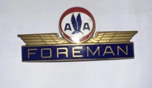 American Airlines Foreman Vintage Metall Pin EUC Emaille Luftfahrt Sammlerstück - Bild 1 von 10