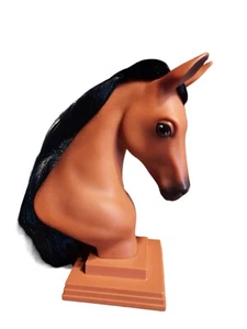 Breyer Toys Pferdekopf 10 Zoll groß Styling Mähne Beauty Bay braun schwarze Haare - Bild 1 von 6