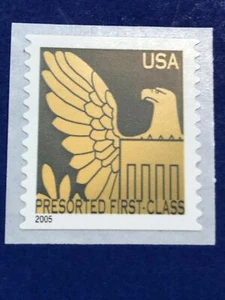 Scott # 3792...(25) Cents... Eagle (2003)...Grey & Gold - Picture 1 of 1