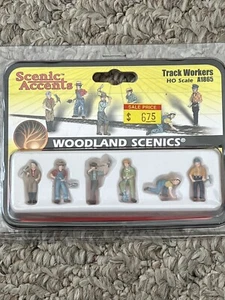 Figuras de trabajadores de pista Woodland Scenics A1865 escala HO (6) piezas - Imagen 1 de 3