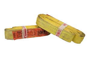 2" x 8 ft Web Nylon Eye and Eye Sling Double Ply / Tow Strap *mocinc.1982* - Picture 1 of 3