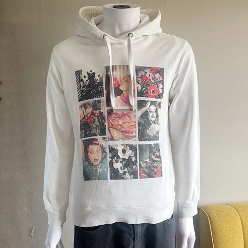 Felpa con cappuccio Kenzo x Antonio Lopez SS17 RTW stampa pullover