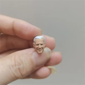 Painted 1/18 Scale The Politicians Leaders Bi Den Head Sculpt Fit 3.75" Figure - Picture 1 of 2