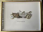 Rolls Royce (Silver Ghost) 1907, Made From Watch Parts. Picture Frame