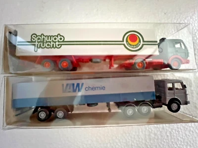 Wiking H0 27542 E 24517 Set Autoarticolato/Grande Spazio Autoarticolato Nuovo IN - Immagine 1 di 4