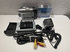 SONY Handycam DCR-DVD201 Camera Camcorder Mini DVD-R Tested and Working