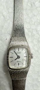 Vintage Citizen Seven Watch Women Silver Tone Square 4-833562s 31/2053 - Picture 1 of 3
