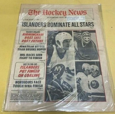 14 de abril de 1978 The Hockey News Weekly---Islanders Mike Bossy muy bueno Foto 1 de 2