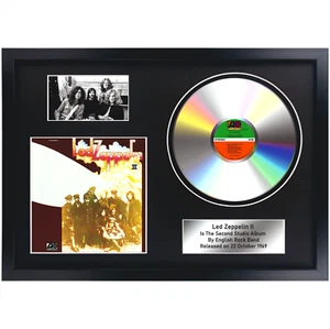 Led Zeppelin – Led Zeppelin II / Memorabilia / CD Souvenir in black frame / Rock - Picture 1 of 14