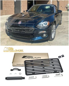 EOS For 17-Up Fiat 124 Spider | Full Sized Front Tow Hook License Plate Bracket - Picture 1 of 12