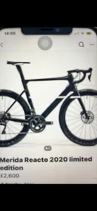 Merida Reacto 2020 Limited Edition S Schwarz Damen Rennrad Top Zustand - Bild 1 von 2