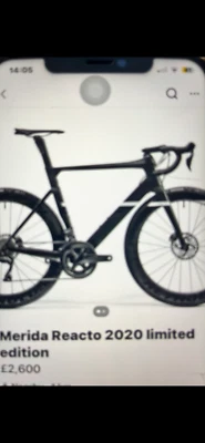 Merida Reacto 2020 Limited Edition S Schwarz Damen Rennrad Top Zustand - Bild 1 von 2