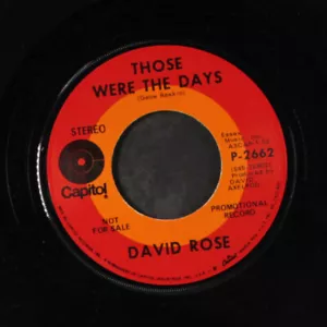 ROSE: happy heart / those were the days Capitol Records 7" Single 45 RPM - Picture 1 of 2