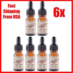 6-Pack Lymphatic Massage Oil Ginger & Arnica Blend for Detox & Swelling Relief - Picture 1 of 10