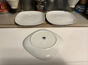 (3) three IKEA Plate Square White 10” 13286 365+ Excellent Condition Susan Pryke - Picture 1 of 6