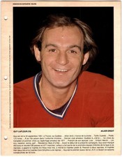 1980-81 Dimanche / Derniere Heure Photos Guy Lafleur #NNO Montreal Canadiens