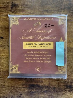 John McCormack - In Opera And Song - RCA Victor - WCT 53 4x45 RPM 7” Red Seal - Image 1 of 4