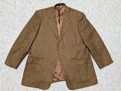 LORO PIANA nordstrom CASHMERE blazer 46S golden brown SPORTSCOAT jacket - Image 1 of 4